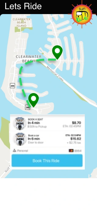 SunTukTuk on demand application